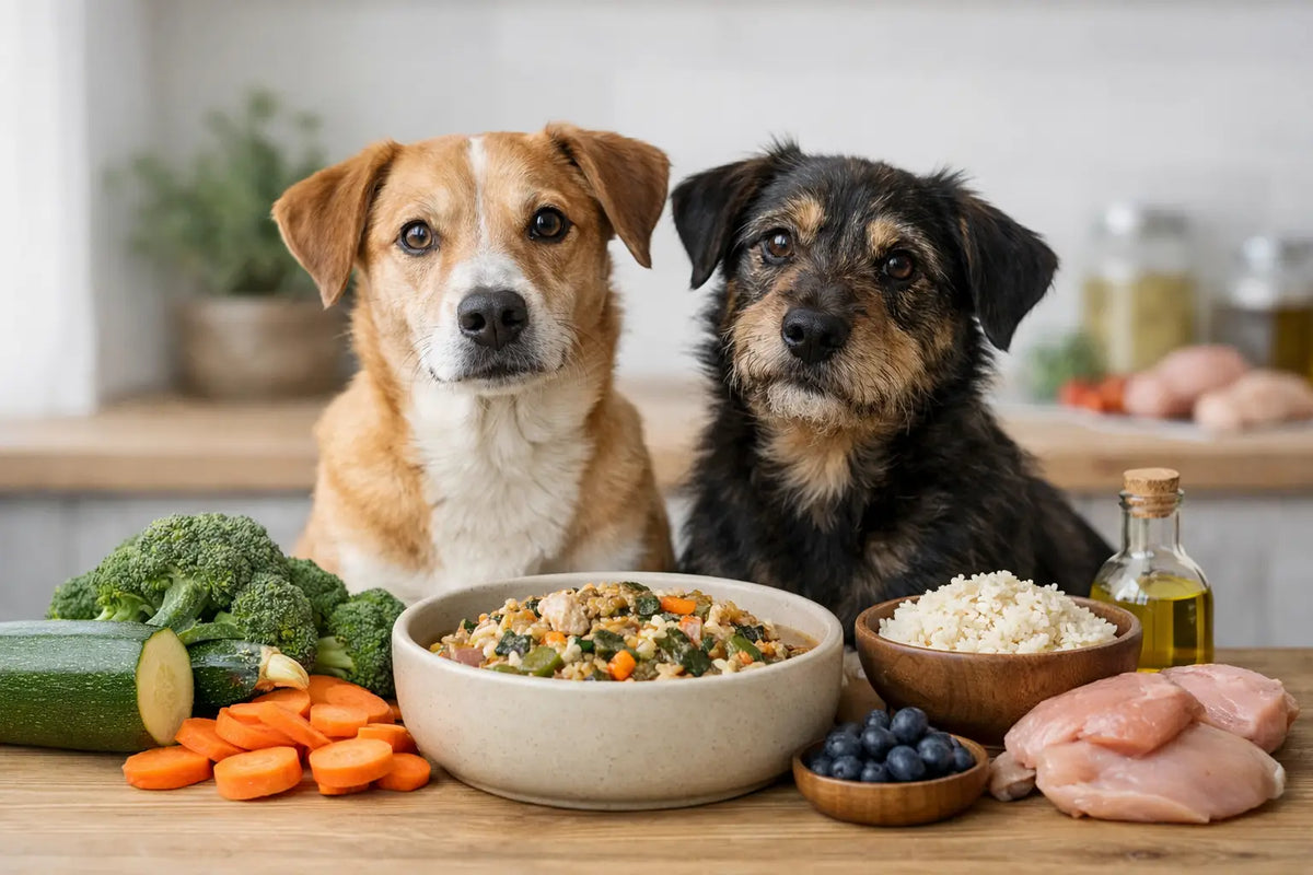 Maagvriendelijke voeding voor honden kiezen