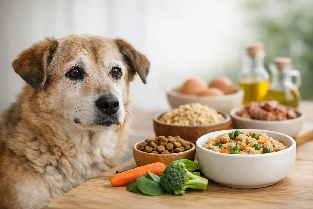 Welke voeding past bij senior hond?