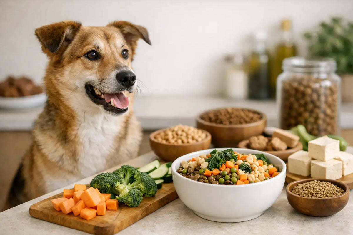 Hoe voer je een hond plantaardig?