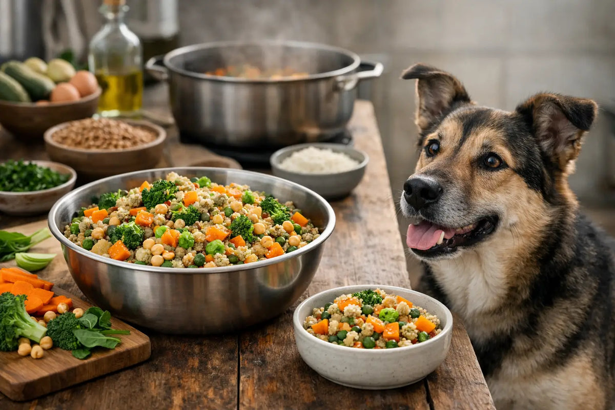 Gids voor vegetarisch hondenvoer thuis koken