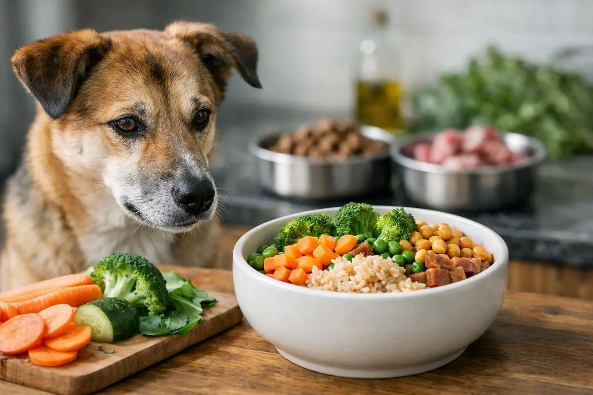 Kan een hond vegetarisch eten? Dit vraagt het