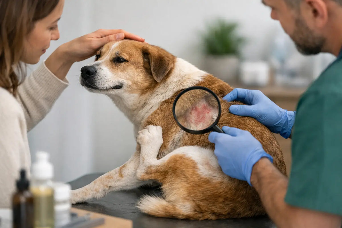 Ondersteuning bij dermatitis bij je hond