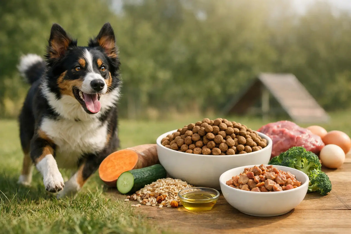Beste voeding voor actieve hond kiezen