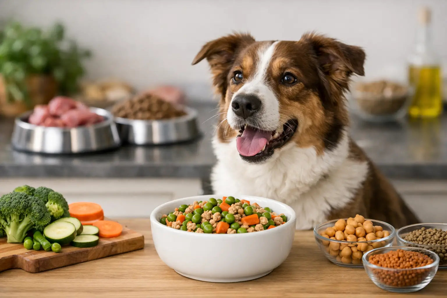 Vegetarische aanvulling voor hond kiezen