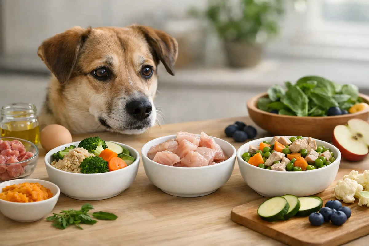Voorbeeld menu voor gevoelige eter hond